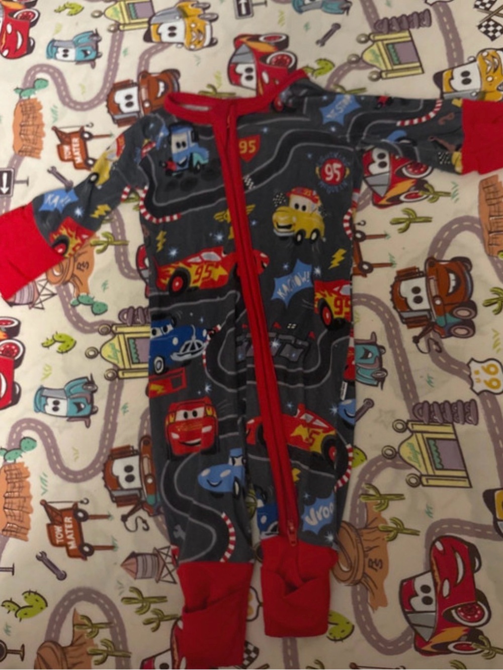 Little Sleepies Cars One-Piece Pajamas